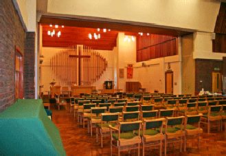 Inside view of the Church